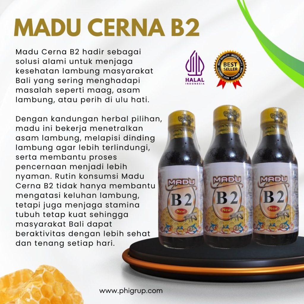 Madu Cerna B2 untuk Kesehatan Lambung Masyarakat Bali